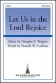 Let Us in the Lord Rejoice SATB choral sheet music cover